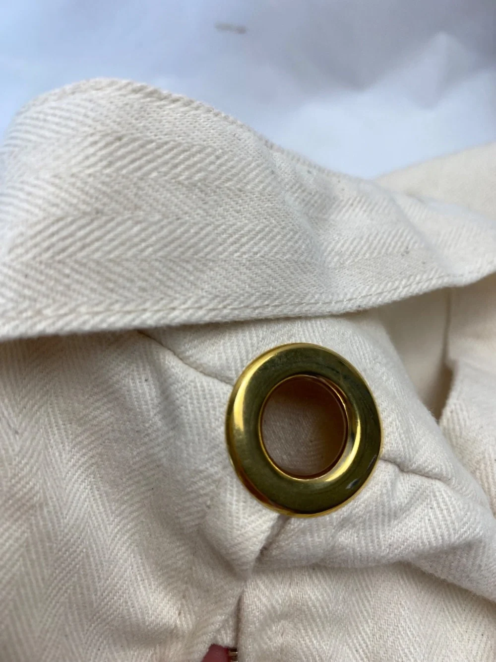 Loro Piana Authentic Cotton Garment Bag Ivory Travel Suit Coat Cover Italy